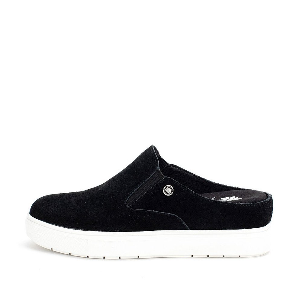 Yellow Box Melodee Black Suede Mule Women 8M